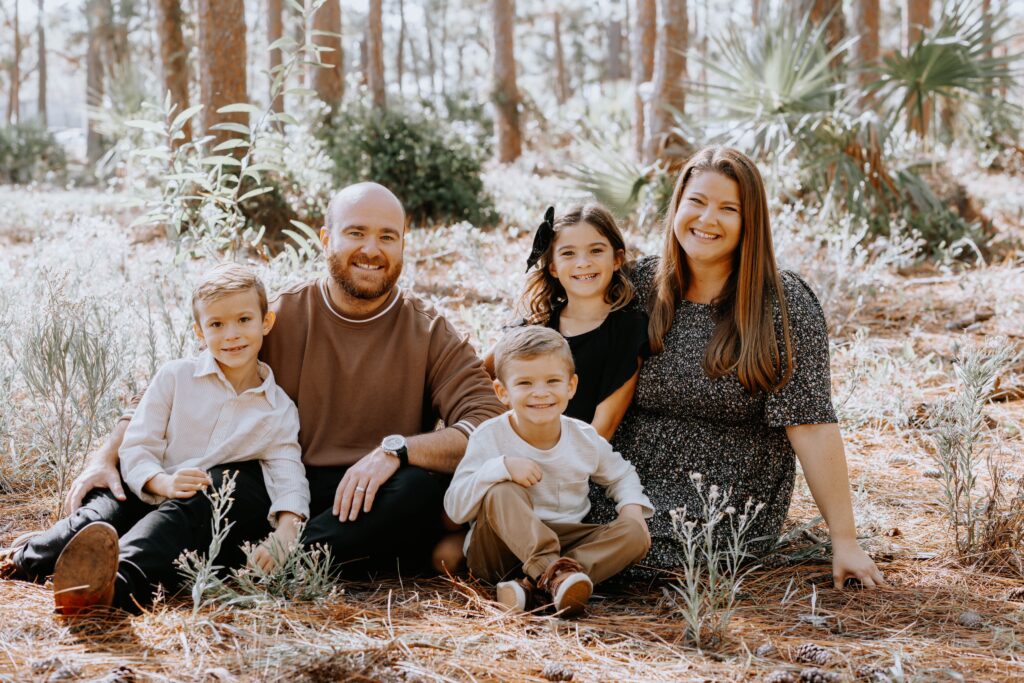 Logan with family