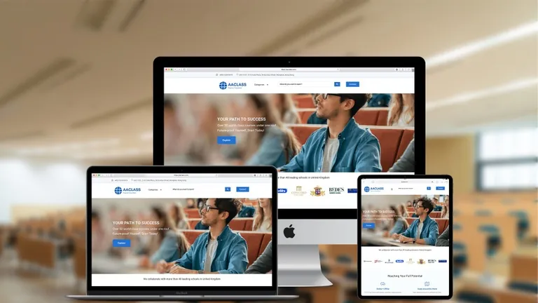 Website design for AA Class
