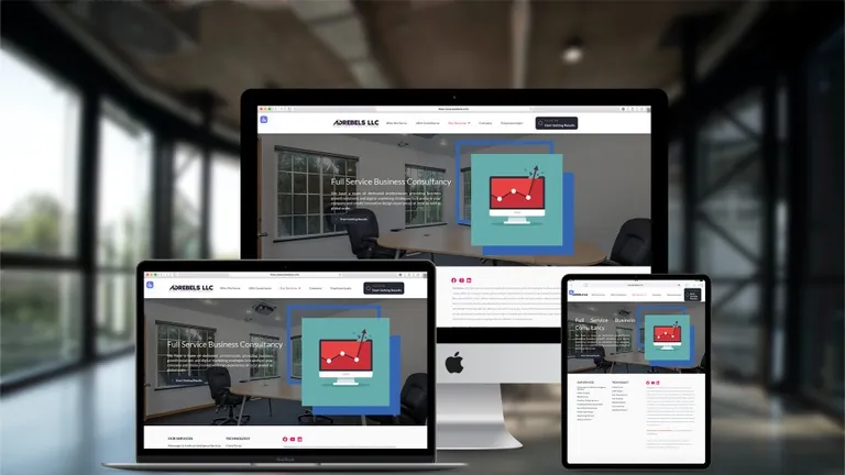 Website design for Ad Rebels