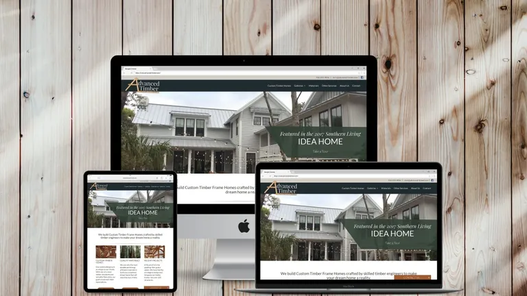 Website design for Advanced Timber