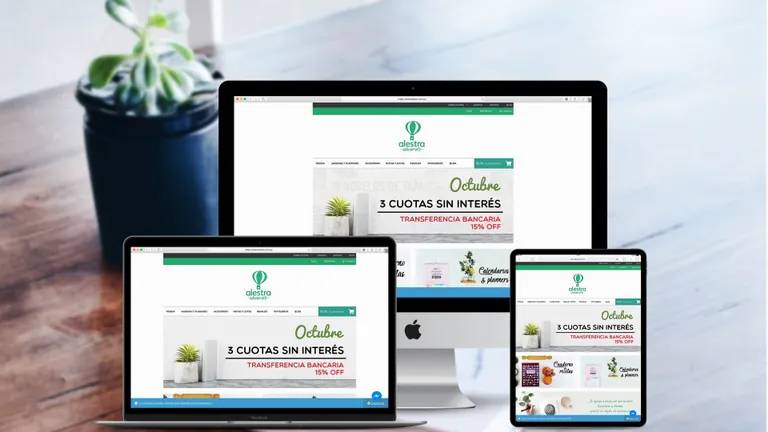 Website design for Alestra