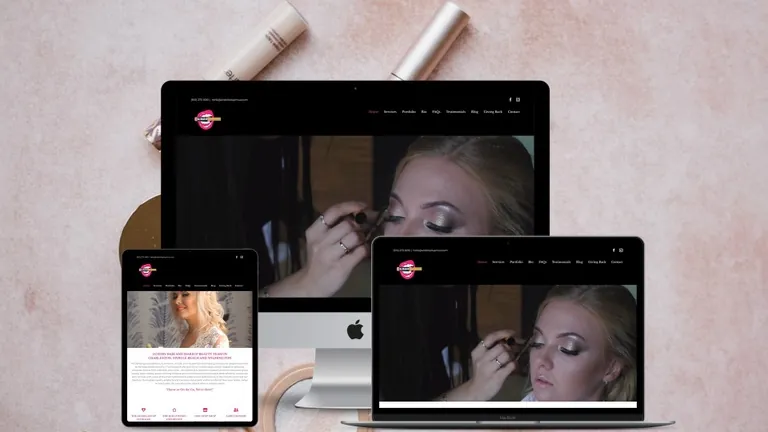 Website design for All Dolled Up