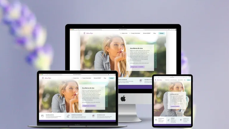 Website design for Andreeameghes.ro