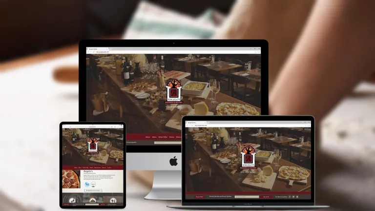 Website design for Angelos Bistro