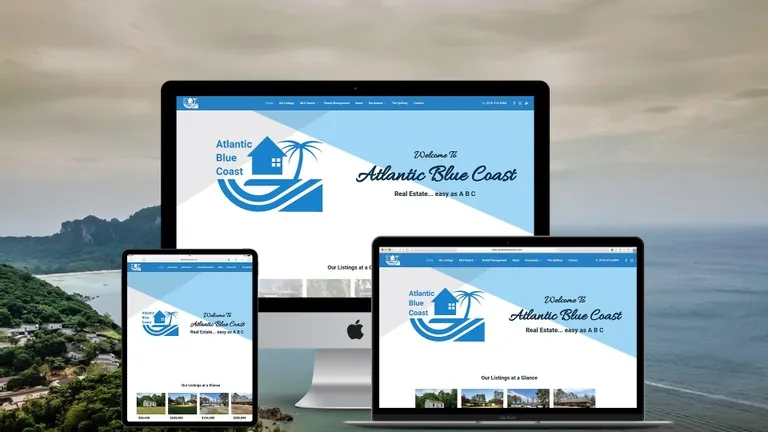 Website design for Atlantic Blue Coast Realty