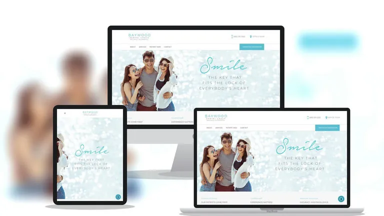 Website design for Baywood Dental Group