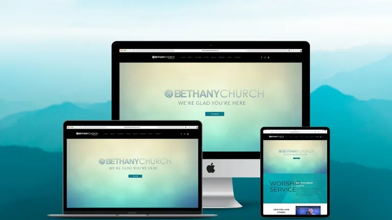 Website design for Bethany Church