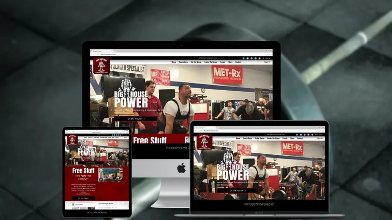 Website design for Big House Power