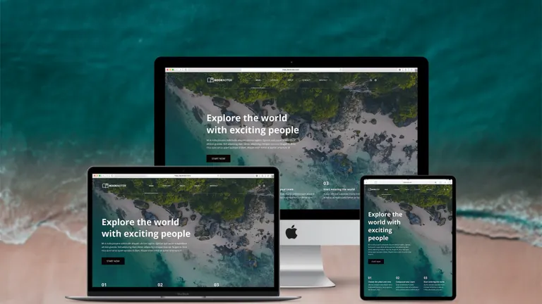 Website design for Booknoter