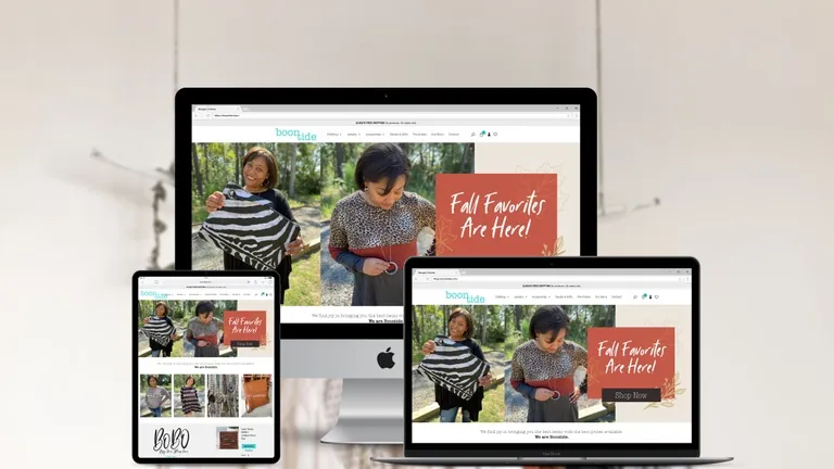 Website design for BoonTide