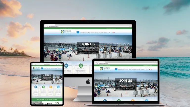 Website design for Brunswick Chamber Oyster Festival