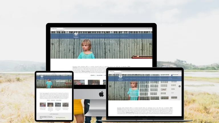 Website design for Brunswick Family Assistance