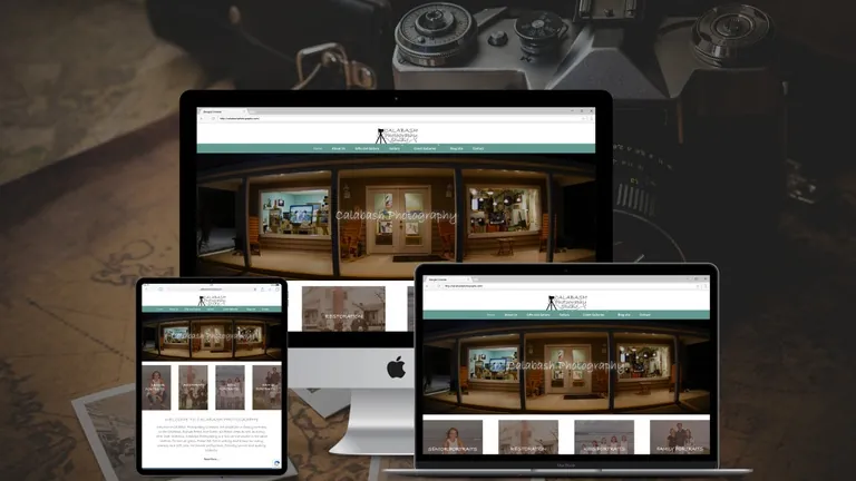 Website design for Calabash Photo