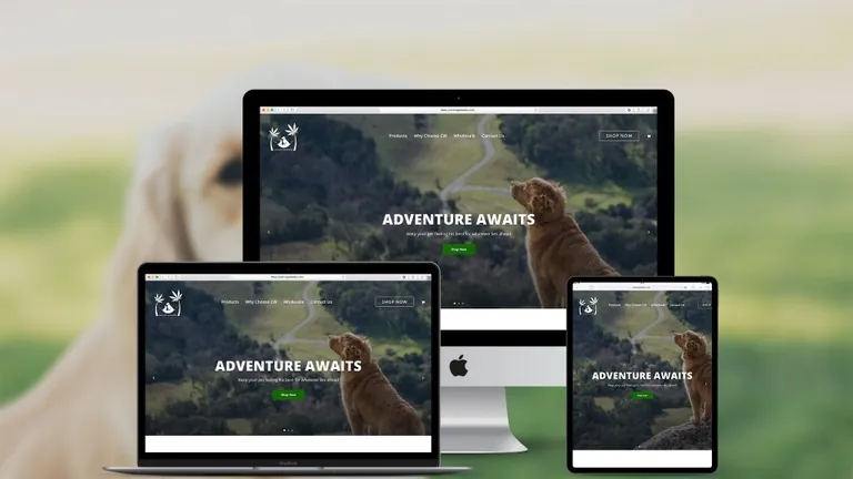 Website design for Calming Whiskers