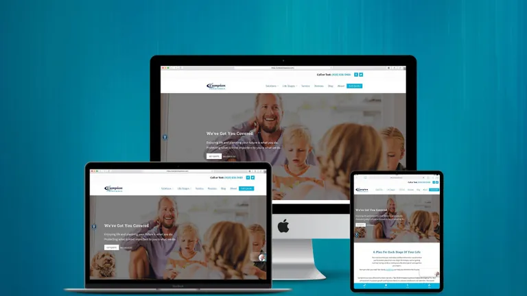 Website design for Campion Insurance