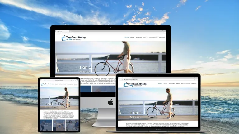 Website design for Carolina Strong Physical Therapy