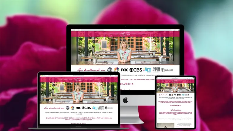 Website design for Catherine Newton