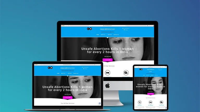 Website design for Chennai Abortion Clinic