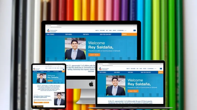 Website design for CIS (Communities in Schools)