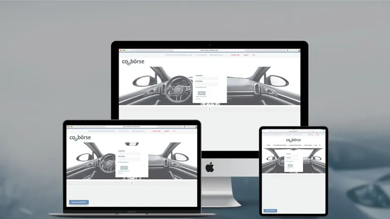 Website design for CO2 Boerse CH