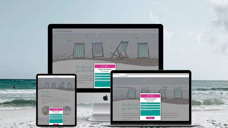 Website design for Coastal Housekeeping