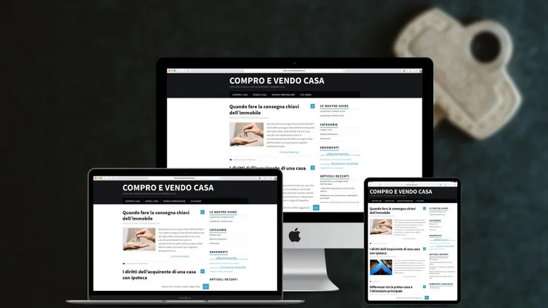 Website design for Comproevendocasa