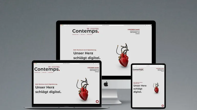 Website design for Contemps
