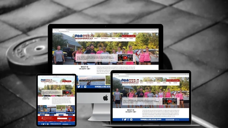 Website design for Crossfit OIB
