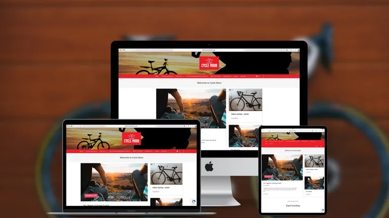 Website design for Cycle Moor