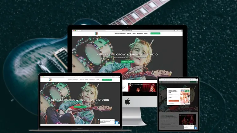 Website design for Dave Simon's Music