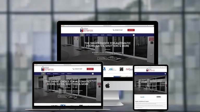 Website design for DHS Automation