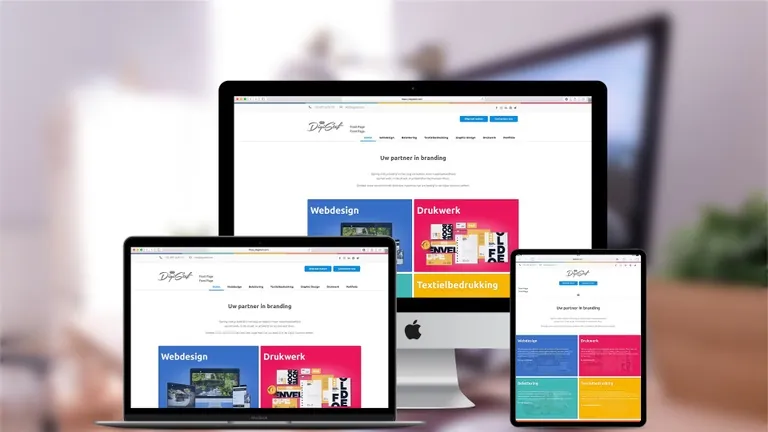 Website design for Digi Stef