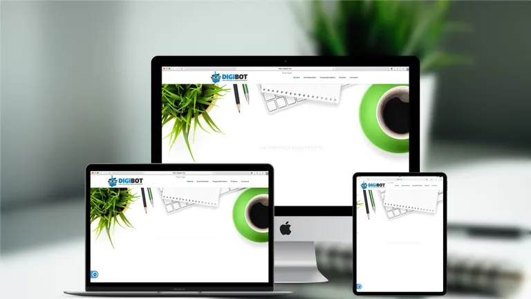 Website design for Digibot