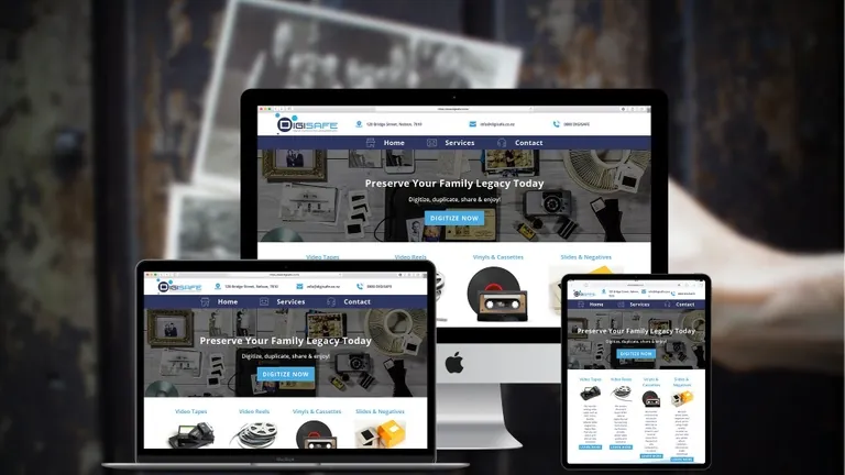 Website design for Digisafe