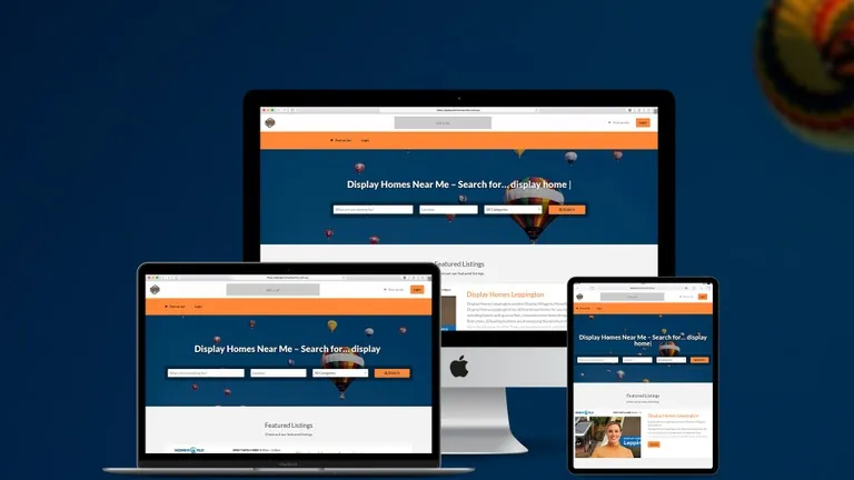 Website design for Display Homes Near Me