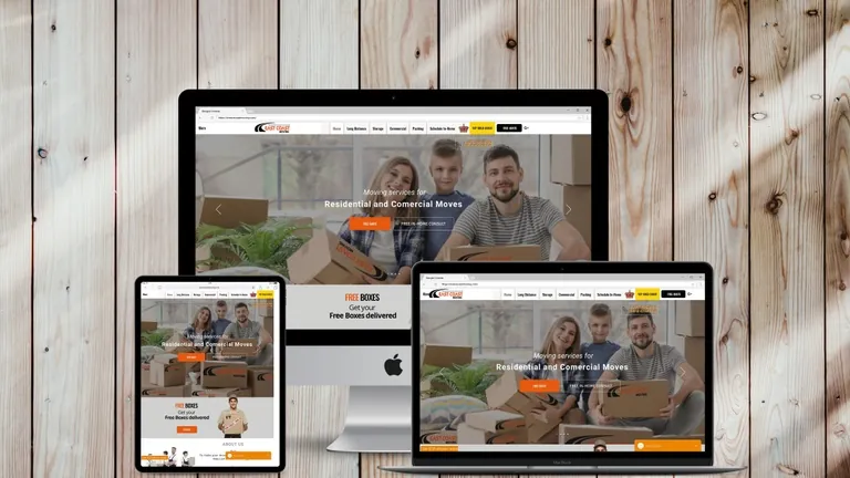 Website design for East Coast Moving