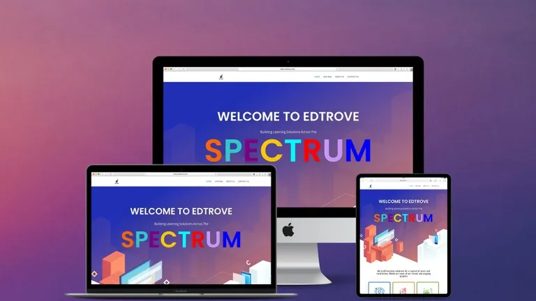 Website design for Ed Trove
