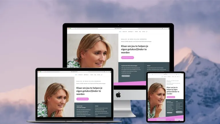 Website design for Ellen Somers