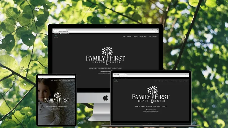 Website design for Family First Health Center