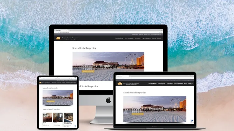 Website design for Five Star Property Management