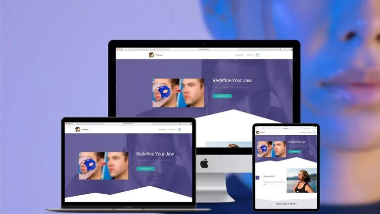 Website design for Flex Jaw