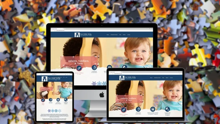 Website design for For Kids Only