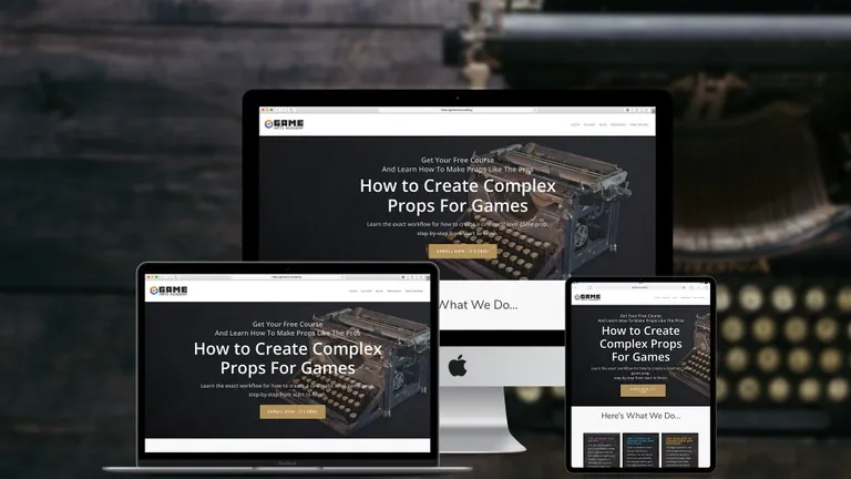 Website design for Gamearts Academy