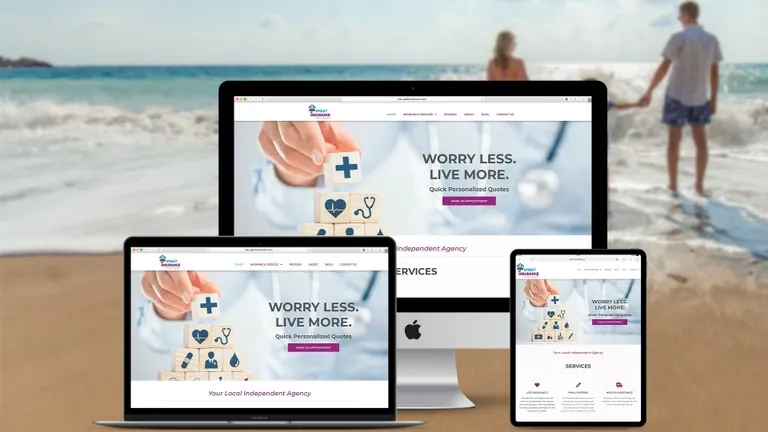 Website design for Get Smart Quotes