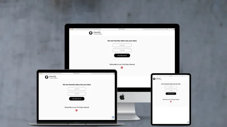 Website design for Havenfy (formerly Hunted Tools and Blog in WP)