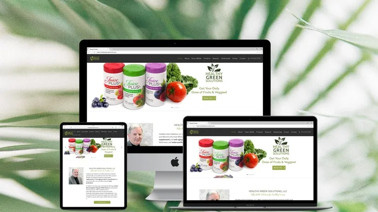 Website design for Healthy Green Solutions