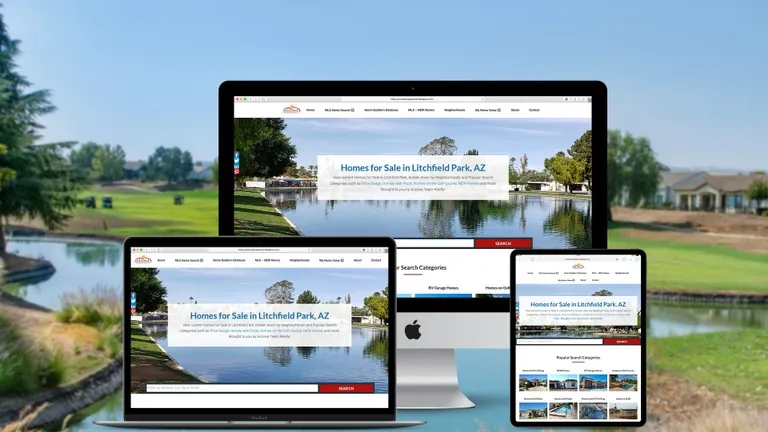 Website design for Homes for Sale in Litchfield Park