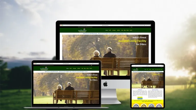 Website design for I Care My Life