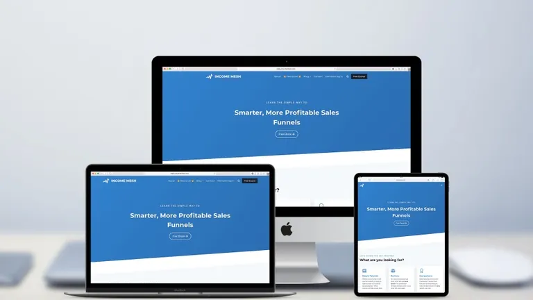Website design for Income Mesh