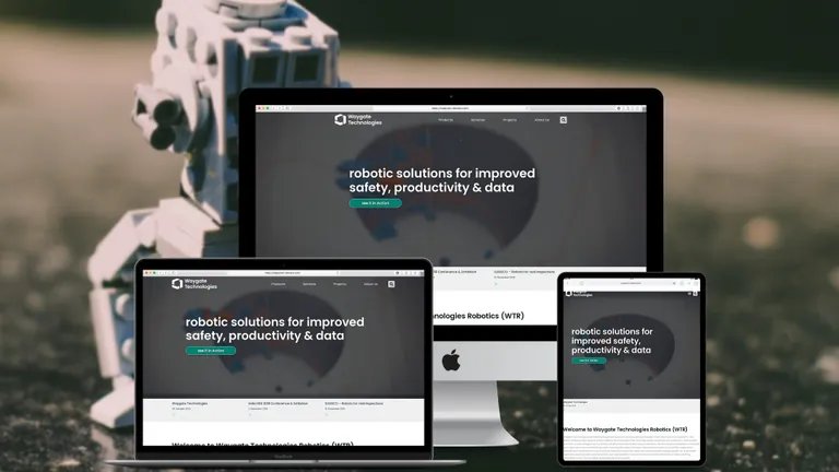 Website design for Inspection Robotics